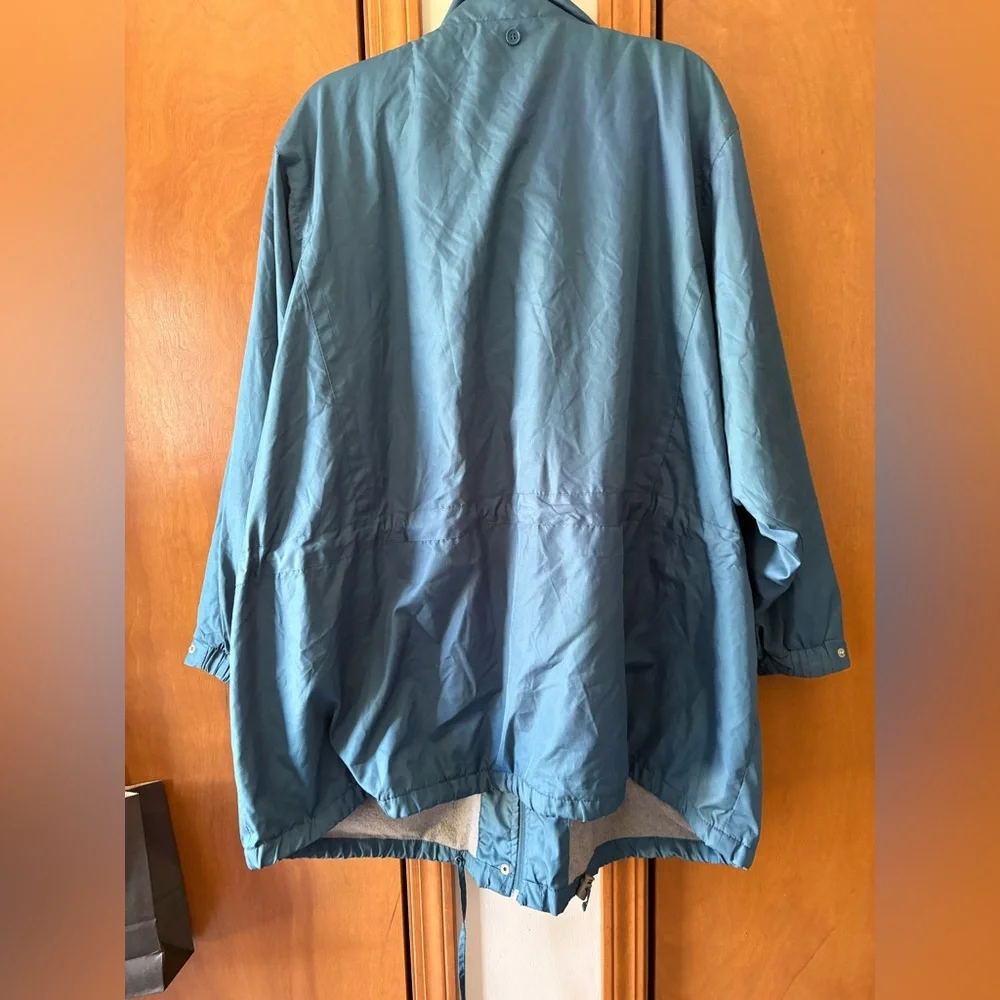 Teal Blue Women's Anorak Jacket - Unbranded - Picture 6 of 7